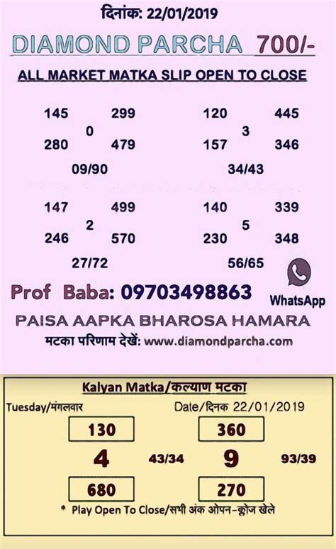 satka matka satta kalyan result|matka kalyan bazar result.